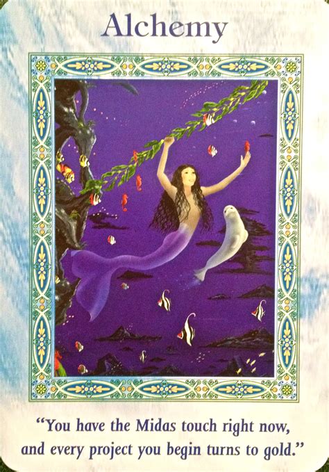 Dive into the realm of enchantment with mermaids and dolphins oracle card readings